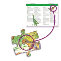 Puzzle observation 100 pièces - Dinosaures