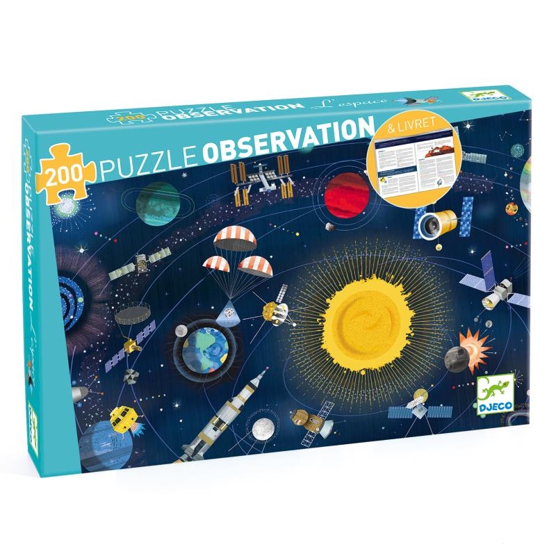 Puzzle observation 200 pièces - L'espace