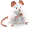 Marionnette rat blanc
