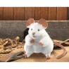 Marionnette rat blanc