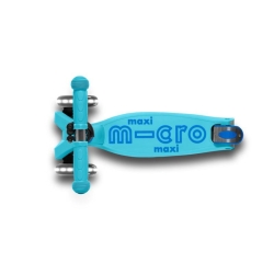 Trottinette Micro Maxi deluxe pliable led - Lagon