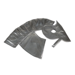 Armure pour cheval bâton - Argenté