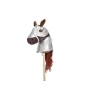 Armure pour cheval bâton - Argenté