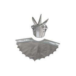 Armure pour cheval bâton - Set argenté