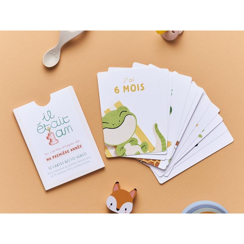 Il était 1 an - Cartes étapes "Ma première année"
