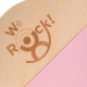 Planche We Rock ! - Classique organique rose pâle