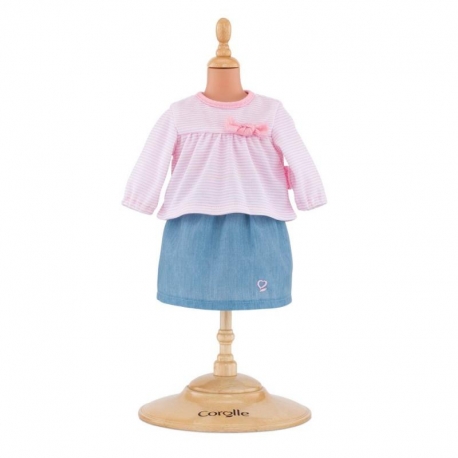 Vêtement top & jupe 36 cm