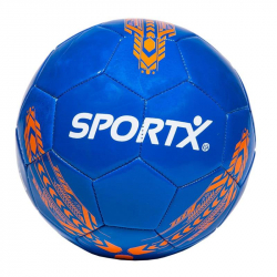 Ballon de foot bleu
