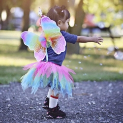 Déguisement - Tutu de fée arc-en-ciel 4/7 ans