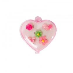 Set de bagues fantaisies - Coeur