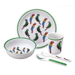 Les perroquets - Set de vaisselle