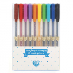 Lovely paper - 10 stylos gel classiques