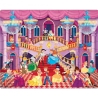 Puzzle géant 30 pcs et livre - Le bal des princesses