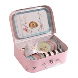 Les Rosalies - Valise dinette thé