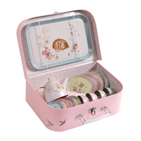 Les Rosalies - Valise dinette thé