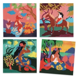 Inspired by - Cartes à peindre Polynésie