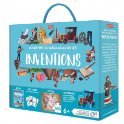 Puzzle 500 pcs - Le coffret de l'atlas des inventions