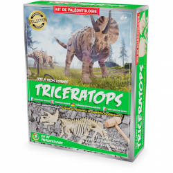 Kit de paléontologie - Tricératops