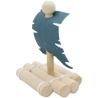 Voilier en bois - Radeau