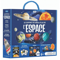 Puzzle 500 pcs - Le coffret de l'atlas d'espace