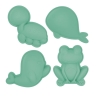 Scrunch - Set de 4 moules de sable menthe