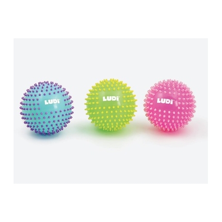 Balle sensorielle bi-colore