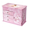 Boîte à musique - Armoire Ballerine rose
