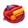 Jeux de plage 7 en 1 rose