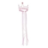 Déguisement - Couronne à rubans rose clair
