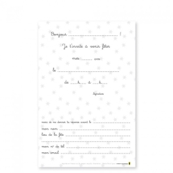 Invitations d'anniversaire - Animaux