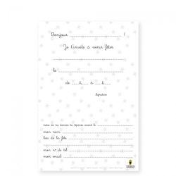 Invitations d'anniversaire - Martiens