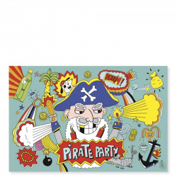 Invitations d'anniversaire - Pirates