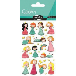Cooky stickers Princesses