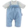 Vêtement blouse et salopette bébé 30 cm