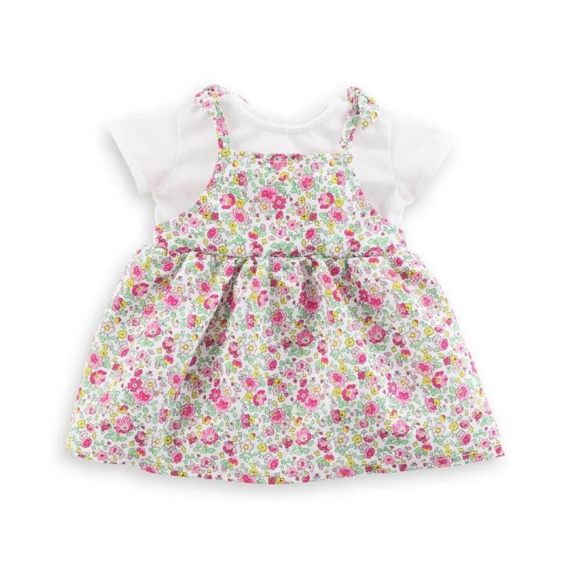Vêtement robe jardin en fleurs bébé 30 cm