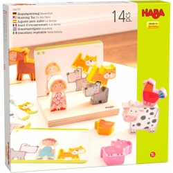 Jeu à empiler 3D - A la ferme