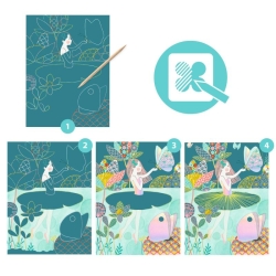 Cartes à gratter - L'étang