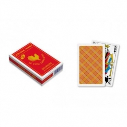 Jeu de cartes plastique "Le coq impérial"