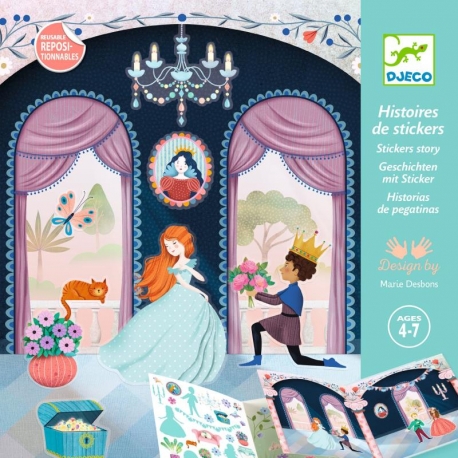 Histoire de stickers - La vie au château