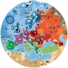 Puzzle Voyage, découvre, explore 205 pcs - L'Europe
