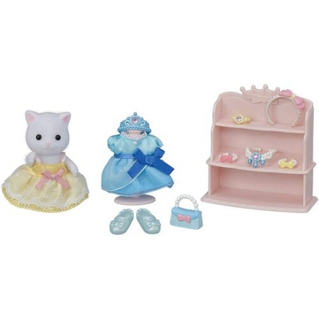Sylvanian Families - La fille chat persan et sa panoplie de princesse