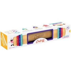 Chef club - Rouleau à pâtisserie avec anneaux ajustables