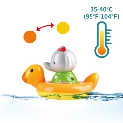 Eléphant de bain tournant