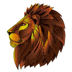 Puzzle en bois Rainbow - Lion