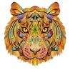 Puzzle en bois Rainbow - Tigre