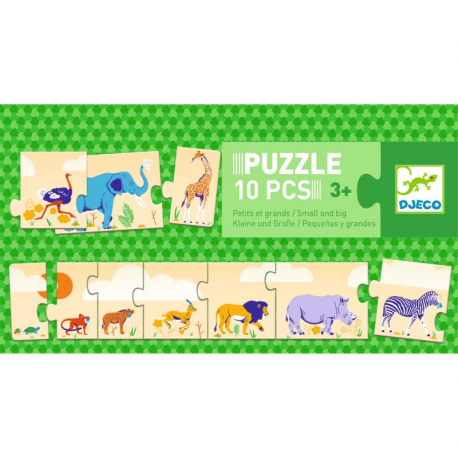 Puzzle 10 pièces - Petits et grands