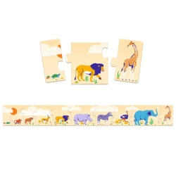 Puzzle 10 pièces - Petits et grands