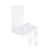 Déguisement - Collants blancs avec strass
