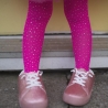 Déguisement - Collants fuchsia avec strass