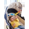 Activité d'éveil pour poussette multicolore